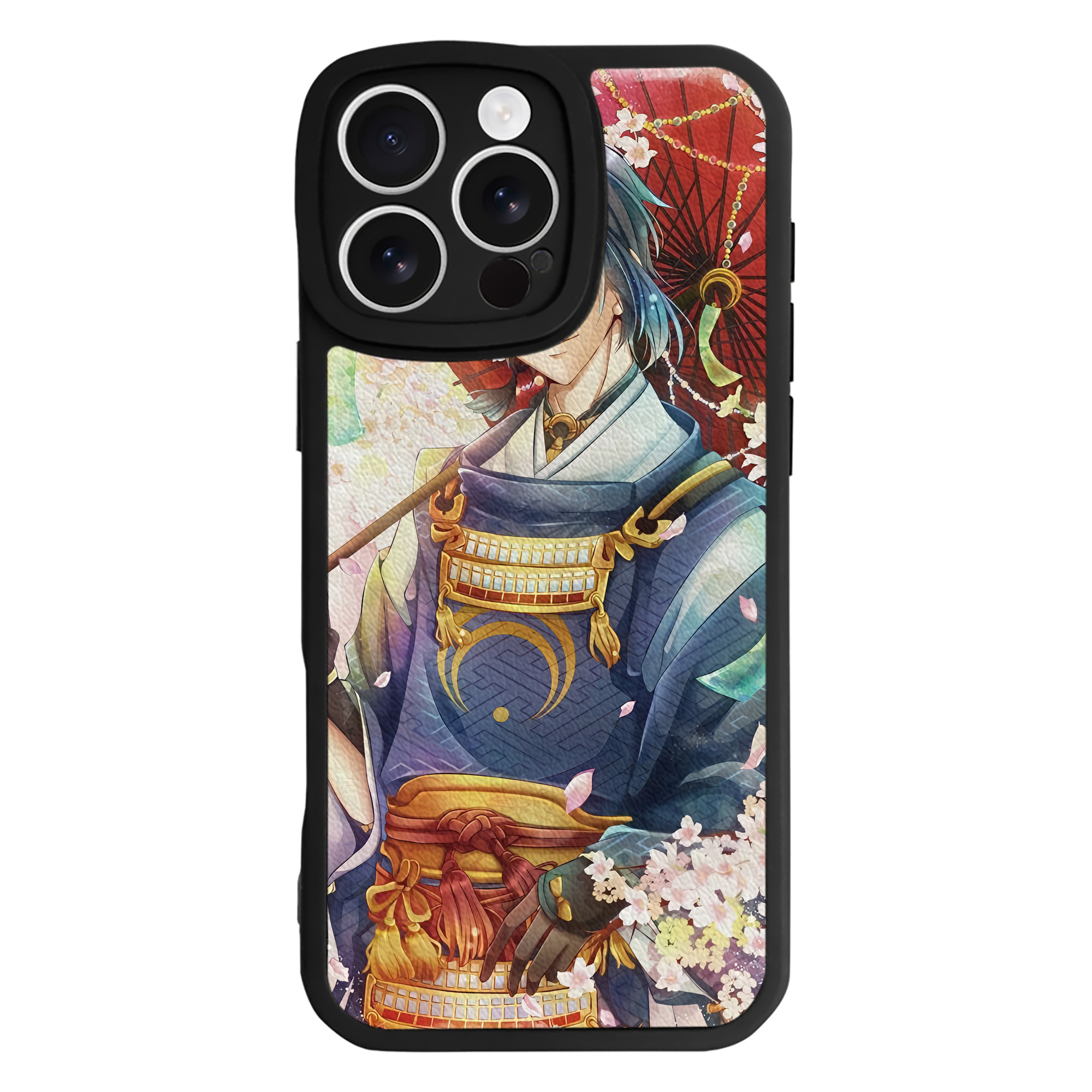 （画像用） 刀剣乱舞 Touken Ranbu 【iPhone 16シリーズ対応】シリコンスマホケース（レザー調） 材質：シリコン